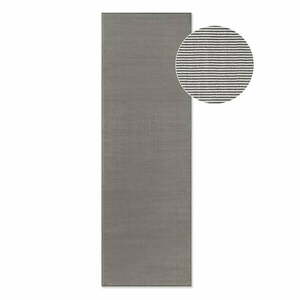 Antracytowo-kremowy chodnik 80x240 cm Perles Dolomite – Elle Decoration obraz