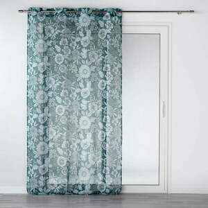 Niebieska firanka z woalu 140x280 cm Milady – douceur d'intérieur obraz