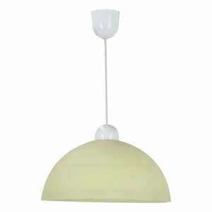 Kremowa lampa wisząca ze szklanym kloszem ø 22 cm Vanilia – Candellux Lighting obraz