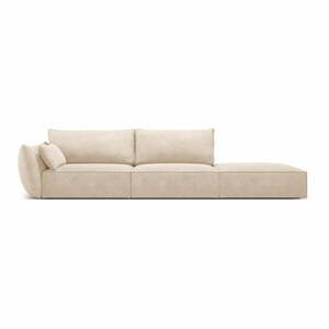 Beżowy szezlong (lewostronny) Vanda – Mazzini Sofas obraz