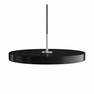 Czarna lampa wisząca LED ze ściemniaczem i metalowym kloszem ø 43 cm Asteria Plus Medium – UMAGE obraz