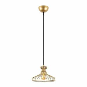 Lampa wisząca w kolorze złota z metalowym kloszem ø 23 cm Events – Opviq lights obraz
