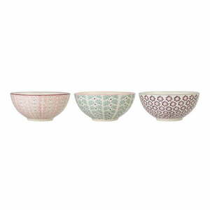 Zestaw 3 kamionkowych misek Bloomingville Maya, ø 16, 5 cm obraz