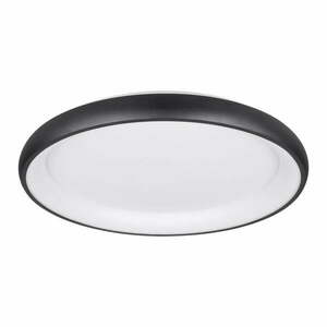 Czarna lampa sufitowa LED ze ściemniaczem Cardona – Trio obraz