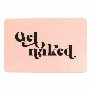 Jasnoróżowy dywanik łazienkowy okrzemkowy (z diatomitu) 39x60 cm Get Naked – Artsy Doormats obraz