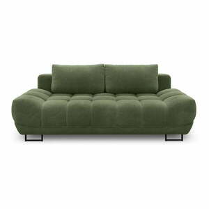 Zielona 3-osobowa sofa rozkładana Windsor & Co Sofas Cumulus obraz