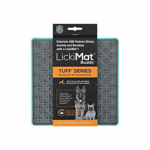 Mata do lizania Buddy Tuff Turquoise – LickiMat obraz