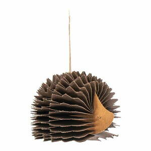 Papierowa ozdoba świąteczna wykonana ręcznie 10 cm Honeycomb Hedgehog – Sass & Belle obraz