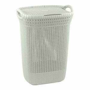 Beżowy kosz na pranie Curver Knit Hamper, 57 l obraz