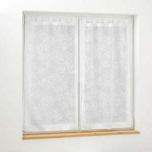 Białe firanki z woalu zestaw 2 szt. 60x120 cm Karla – douceur d'intérieur obraz