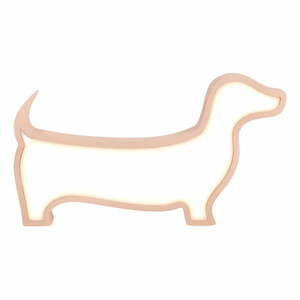 Różowa lampka dziecięca Dog – Candellux Lighting obraz