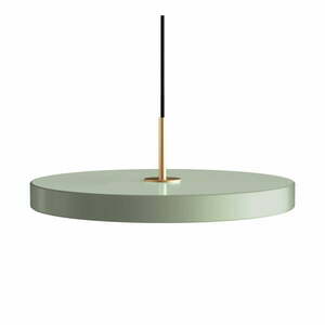 Jasnozielona lampa wisząca LED z metalowym kloszem ø 43 cm Asteria – UMAGE obraz