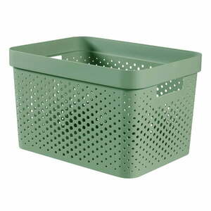 Zielony koszyk Curver Infinity Dots, 17 l obraz