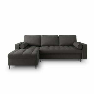 Ciemnoszara rozkładana sofa Milo Casa Santo obraz