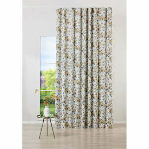 Żółto-kremowa zasłona 210x245 cm Cefalu – Mendola Fabrics obraz