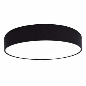 Czarna lampa sufitowa LED ø 60 cm – SULION obraz