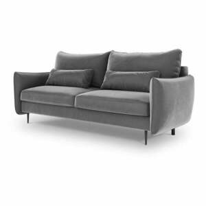 Jasnoszara sofa rozkładana ze schowkiem Cosmopolitan Design Vermont obraz