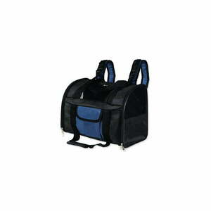 Czarna torba transportowa dla czworonoga 29x42 cm Trixie – Plaček Pet Products obraz