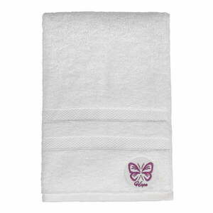 Biały bawełniany ręcznik kąpielowy frotte 70x140 cm Hope – Foutastic obraz