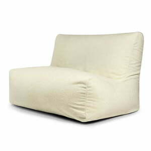 Kremowy worek do siedzenia z materiału bouclé Sofa Seat Lounge – SLOWDOWN obraz