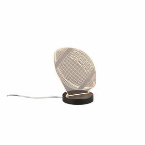 Czarna lampa stołowa LED (wys. 21, 5 cm) Football – Trio obraz