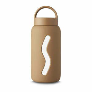 Beżowa butelka podróżna 500 ml Milk Coffee – Muuki obraz