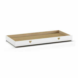 Biała szuflada pod łóżko dziecięce 90x200 cm Amori – Vipack obraz