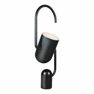 Czarna lampa stołowa Hammel Grab obraz