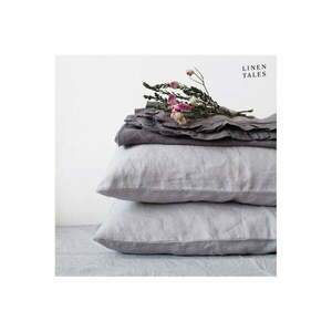 Lniana poszewka na poduszkę 80x80 cm Light Grey – Linen Tales obraz