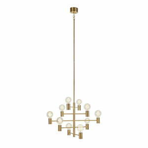 Lampa wisząca w kolorze złota Markslöjd Paris 10L obraz