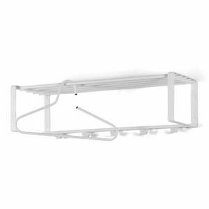Biały metalowy wieszak ścienny z półką Rex – Spinder Design obraz
