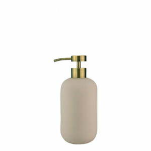 Kremowy ceramiczny dozownik do mydła 200 ml Lotus – Mette Ditmer Denmark obraz