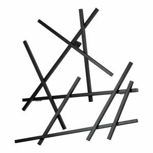 Czarny metalowy wieszak ścienny Matches – Spinder Design obraz