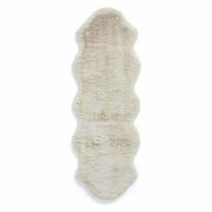 Kremowy syntetyczny chodnik 60x180 cm Super Teddy – Think Rugs obraz
