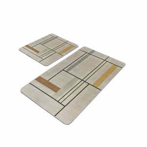 Jasnobrązowe dywaniki łazienkowe zestaw 2 szt. 60x100 cm – Mila Home obraz