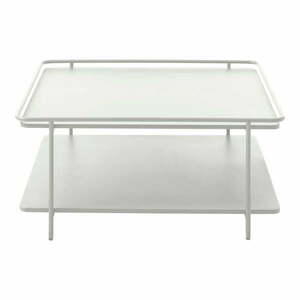 Jasnoszary metalowy stolik 75x75 cm Yuba – Unique Furniture obraz