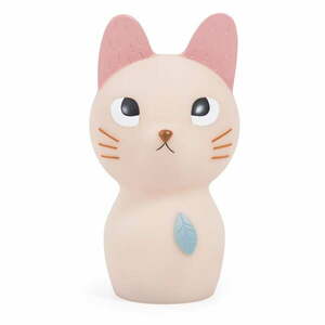 Jasnoróżowa lampa dziecięca ø 8, 5 cm Cat – Moulin Roty obraz