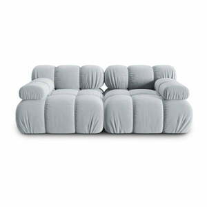 Jasnoniebieska aksamitna sofa 188 cm Bellis – Micadoni Home obraz