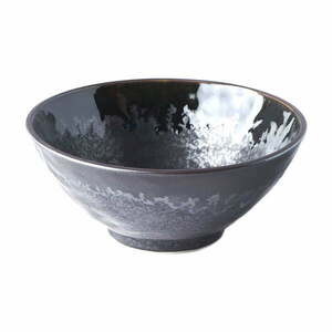 Czarna miska ceramiczna na udon MIJ Matt, ø 20 cm obraz