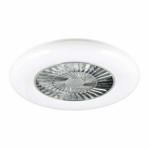 Lampa sufitowa w biało-srebrnym kolorze LED Visby – Trio obraz
