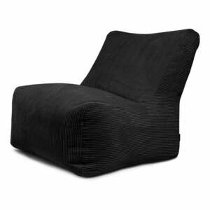 Czarny sztruksowy worek do siedzenia Seat 100 Lounge – SLOWDOWN obraz
