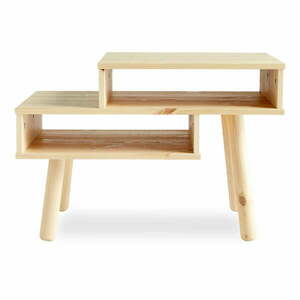 Stolik z drewna sosnowego w naturalnym kolorze Karup Design Hako obraz