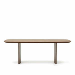 Brązowy stół w dekorze orzecha 100x240 cm Litto – Kave Home obraz