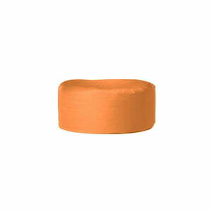 Pomarańczowy puf ogrodowy Round – Floriane Garden obraz