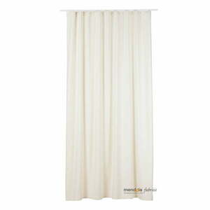 Kremowa zasłona z aksamitu 140x260 cm Roma – Mendola Fabrics obraz