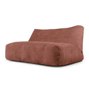 Ceglasty sztruksowy worek do siedzenia Sofa Tube 160 – SLOWDOWN obraz