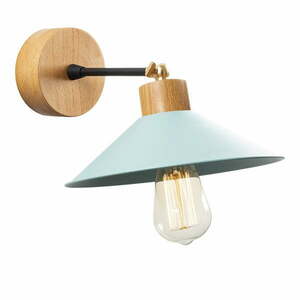 Turkusowo-naturalny kinkiet ø 24 cm Manavgat – Opviq lights obraz