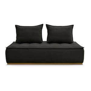 Czarna sofa z materiału bouclé 175 cm Elisa – Bobochic Paris obraz
