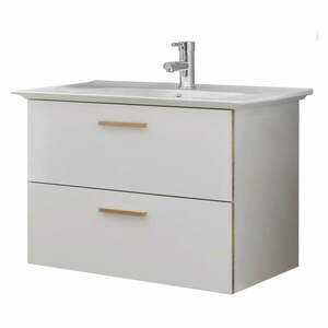 Biała ceramiczna umywalka 80x47 cm Set 931 – Pelipal obraz