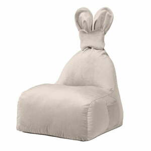Beżowy dziecięcy worek do siedzenia Funny Bunny – The Brooklyn Kids obraz